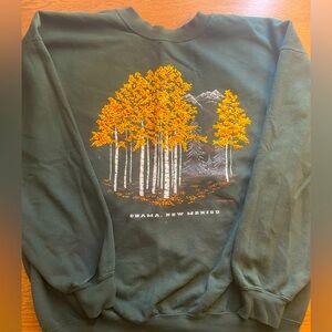 Vintage Green Crewneck Sweatshirt Green New Mexico